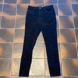 Black corduroy jeans - skinny but comfortable
